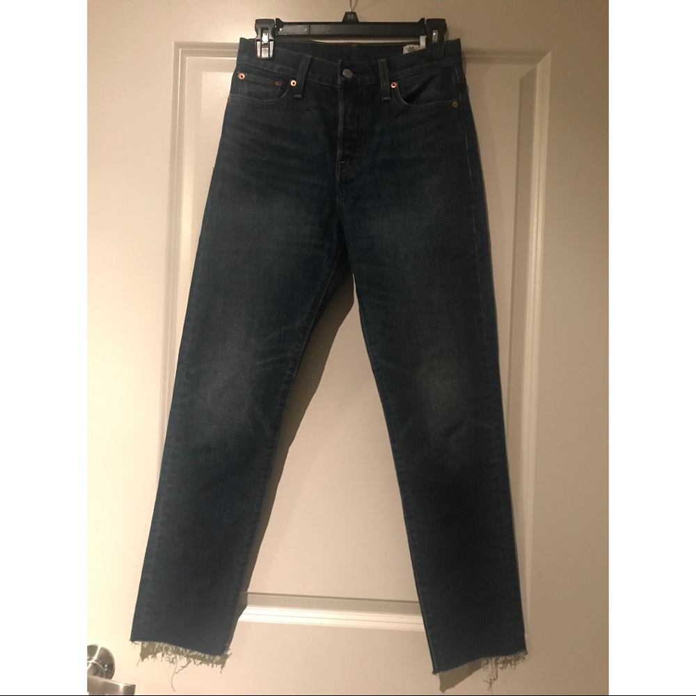Levi’s Wedgie Cut Cropped Denim Jeans